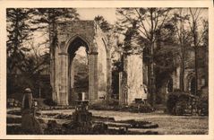 VINTAGE POSTCARD Old Abbey De Jumieges Remainders Of Chceur