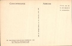 VINTAGE POSTCARD Old Abbey De Jumieges the Nave And Low Dimensions of L Notre Dame church