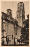 VINTAGE POSTCARD Old Abbey De Jumieges Ruins Of L Church ND