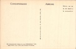 VINTAGE POSTCARD Ancienne Abbey De Jumieges Bas Dimensions L Church Saint Pierre