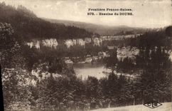 CPA Frontiere Franco Suisse Derniers Bassins du Doubs 