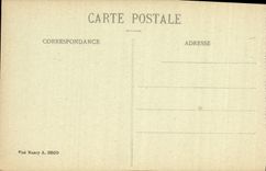 VINTAGE POSTCARD Rheims In its years of Bombardments Boulevard Lundy and Rue Courmeaux the Militaria schools