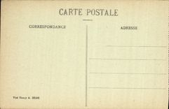 La POSTAL Reims de la VENDIMIA en sus anos de calle del bombardeo de Cordeliers trabaja a maquina Margotin Militaria