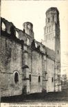 VINTAGE POSTCARD Ancienne Abbey of Jumieges Eglise Notre Dame Dimensions Northern