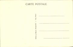Casa de Ribeauville de la POSTAL de la VENDIMIA de Menetriers
