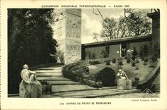 CPA Exposition Colonlale Internationale 1931 Paris Entree Du Palais De Madagascar