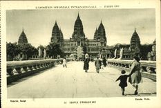 CPA Exposition Colonlale Internationale 1931 Paris Temple D Angkor Vat