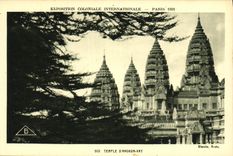 CPA Exposition Colonlale Internationale 1931 Paris Temple D Angkor Vat