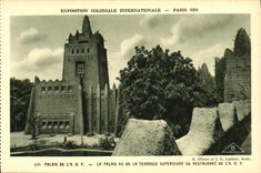 CPA Exposition Colonlale Internationale 1931 Paris Le Palais Vu De La Terrasse Superieure Du restaurant de l AOF 