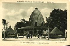 CPA Exposition Colonlale Internationale 1931 Paris Pavillon De L Afrique Equatoriale Francaise