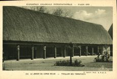 CPA Exposition Colonlale Internationale 1931 Paris Le Jardin Du Congo Belge Pavillon Des Transports