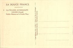 CPA La Tolede Auvergnate Salers Vieilles Maisons sur la Grande Place
