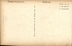 Museo de la POSTAL de la VENDIMIA de la iglesia de Comparee de la escultura de Moissac antes de la puerta del portico y del lado
