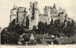 CPA Pierrefonds Le Chateau Ruines
