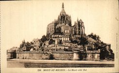 CPA Mont St Michel Le Mont Cote Est