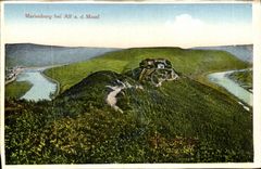 VINTAGE POSTCARD Marienburg EIB Mosel