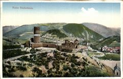 VINTAGE POSTCARD Bischofstein Ruin