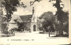CPA Plougasnou L Eglise