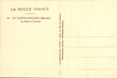 CPA Le Mont St Michel Le Mont a L arrivee
