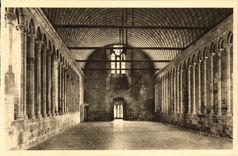 CPA Le Mont St Michel Abbaye Refectoire des Moines