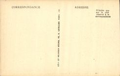 VINTAGE POSTCARD Lyon the Bridge Feuillee the Russet red Cross