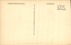 VINTAGE POSTCARD Lyon the Bridge the Lafayette Bridge and the Slope of Fourviere