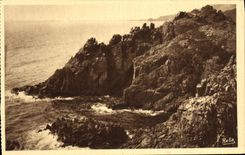 CPA La Corniche D Or Les Rochers du Trayas