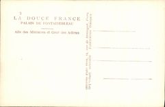 CPA Fontainebleau Aile des ministeres et cour des adieux