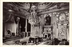 CPA La Douce France Palais De Fontainebleau salle du trone