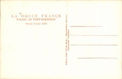 CPA La Douce France Palais De Fontainebleau Salon Louis XIII