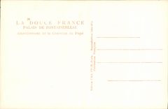 CPA La Douce France Palais De Fontainebleau ameublement de la chambre du pape