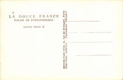 CPA La Douce France Palais De Fontainebleau Galerie Henri II