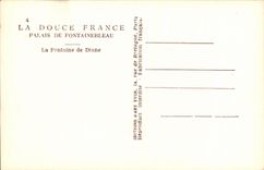 CPA La Douce France Palais De Fontainebleau La Fontaine de Diane