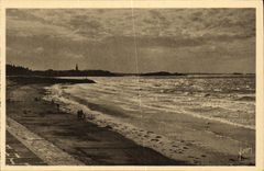 VINTAGE POSTCARD Dimension D Cancale Emerald Ponrde the Swell and Rocks