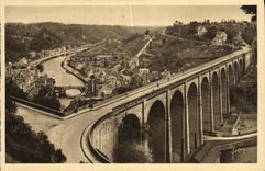 CPA Cote D Emeraude Dinan Le Viaduc de Lanvallay et le Vallee de la Rance