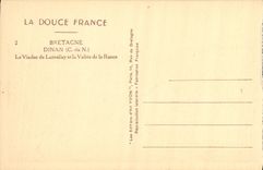 CPA Cote D Emeraude Dinan Le Viaduc de Lanvallay et le Vallee de la Rance