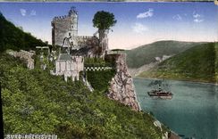 VINTAGE POSTCARD Burg Rhenstein