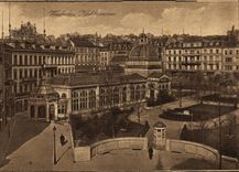 VINTAGE POSTCARD Wiesbaden Thermal springs