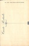 VINTAGE POSTCARD Lyon Places Carnot and Gare De Perrache