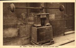 CPA Paris Hotel des Monnaies Balancier du 17eme