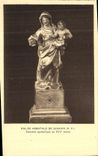 VINTAGE POSTCARD Abbatale Church Of St Savin Statuette symbolic system of 17th