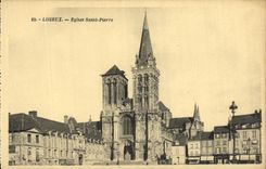 CPA Lisieux Eglise St Pierre