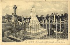 CPA Lisieux Statue de Sainte Therese au Cimetiere de Lisieux