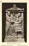 VINTAGE POSTCARD Greek Sepulchral Stele off Archagora British Museum Greece