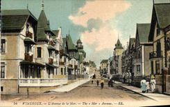 CPA Wimereux L Avenue de la Mer 