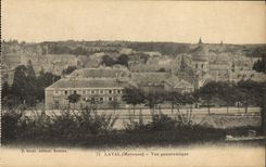 Opinion panoramica de Laval de la POSTAL de la VENDIMIA