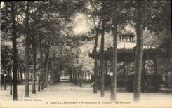 Caminata de Laval de la POSTAL de la VENDIMIA del intercambio el quiosco
