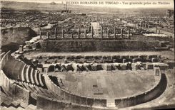 CPA Ruines Romaines De Timgad Vue Generale prise du theatre