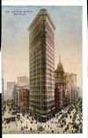 VINTAGE POSTCARD Flat Jron New York Building