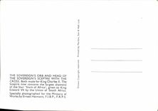 VINTAGE POSTCARD The Sovereign S Orb And Head Off HT sovereign S sceptre Charles II